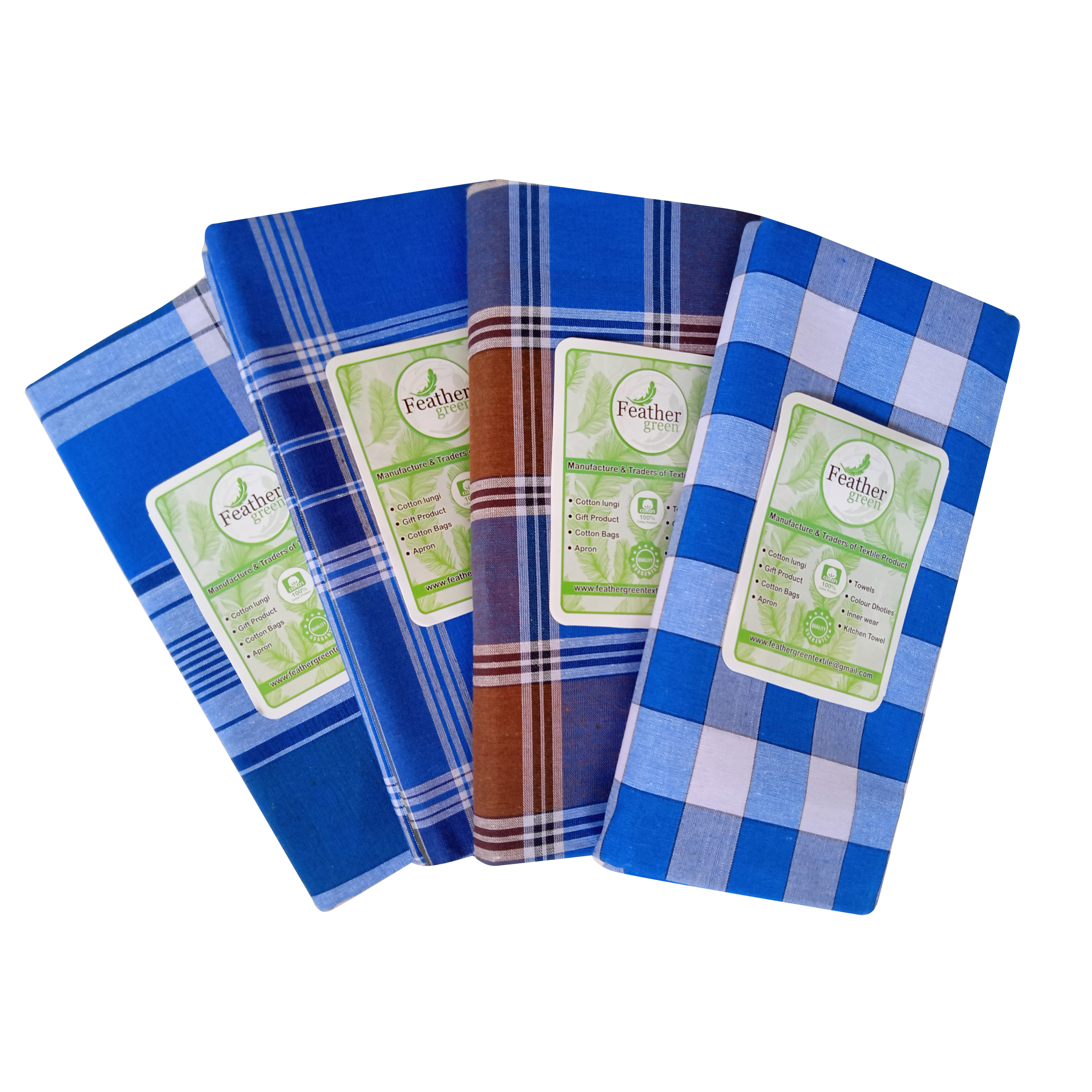 Cotton Polyester Lungi, Material : Polyester