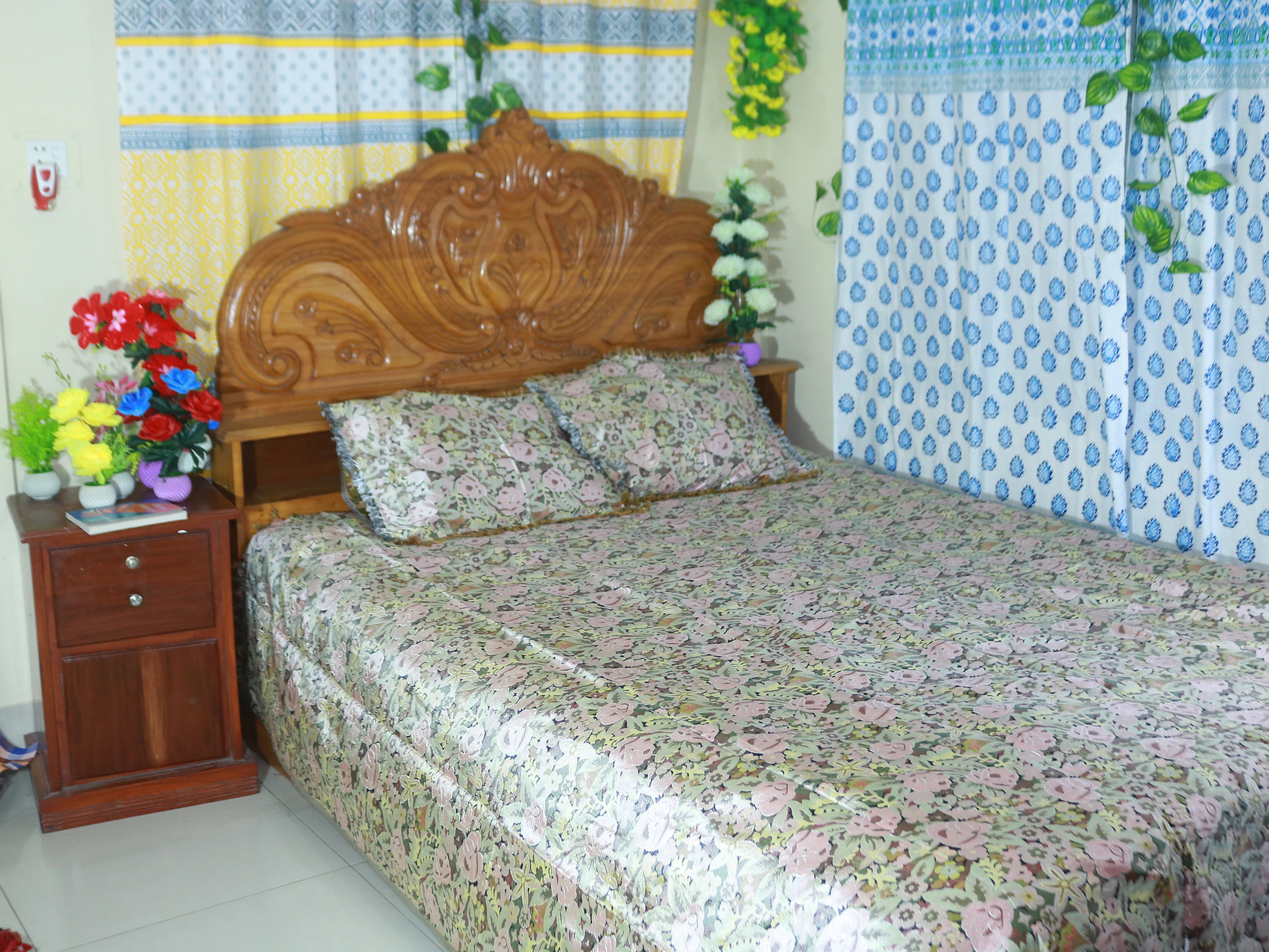 🛏 দেশি তাঁত প্রিমিয়াম কটন বেড কভার