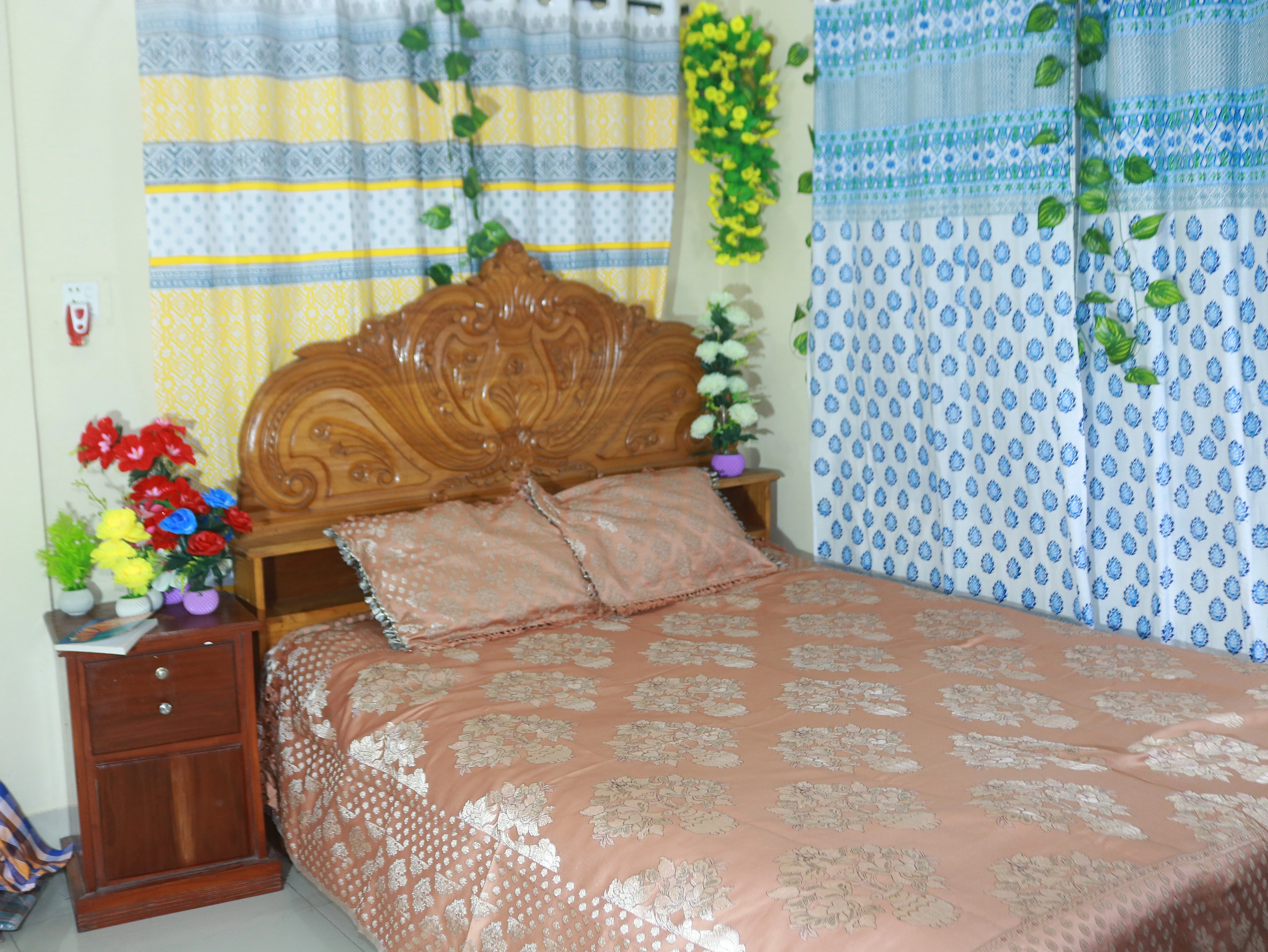 🛏 দেশি তাঁত প্রিমিয়াম কটন বেড কভার
